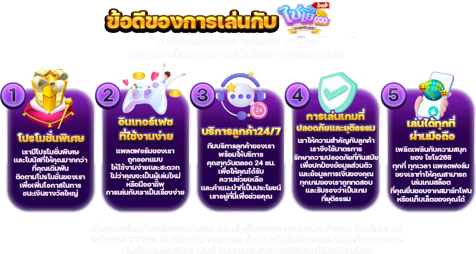 chaiyo-ข้อดี